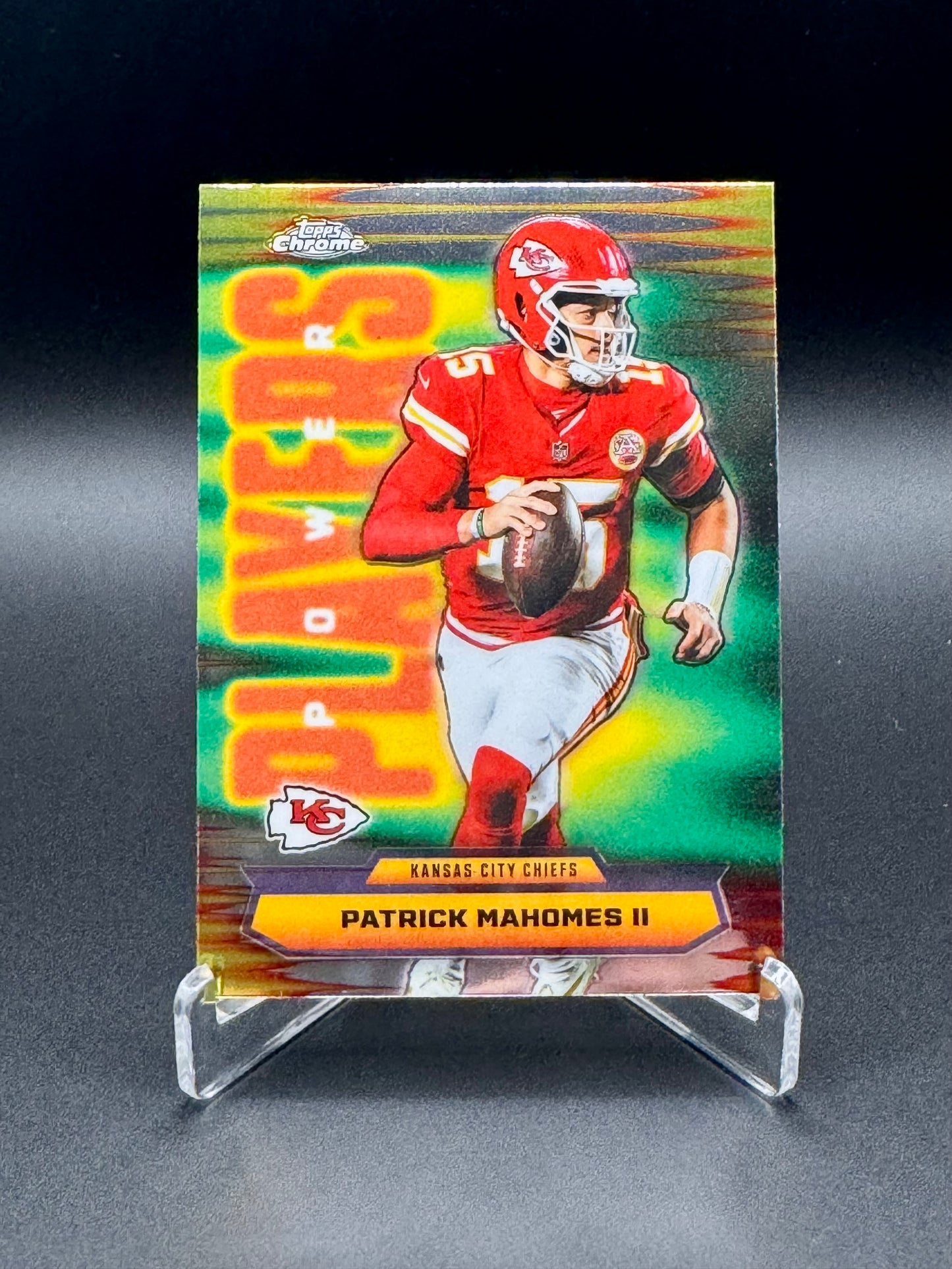 2025 Topps Chrome Football Patrick Mahomes II PP-6 Power Players Raw