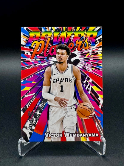 2025-2026 Topps Chrome Basketball Victor Wembanyama #PP-15 Power Players Raw