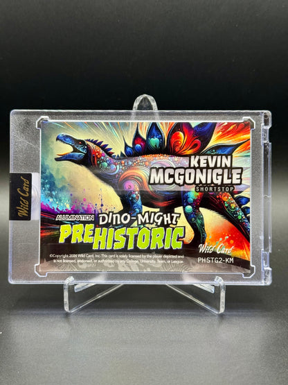 2024 Wild Card Alumination Kevin McGonigle #PHSTG2-KM Dino-Might Prehistoric /15 Raw Encased