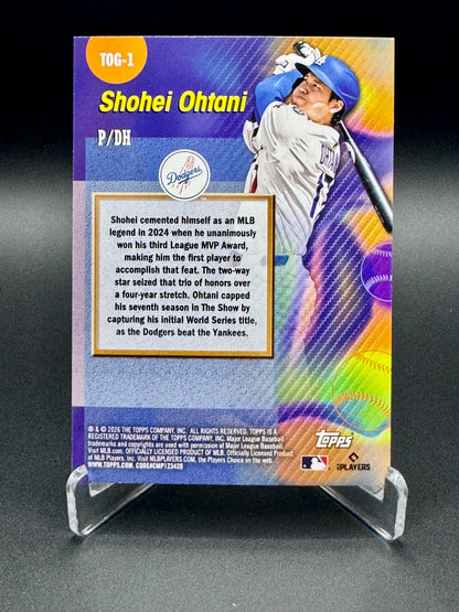 2026 Topps Baseball Shohei Ohtani #TOG-1 Titans of the Game Raw