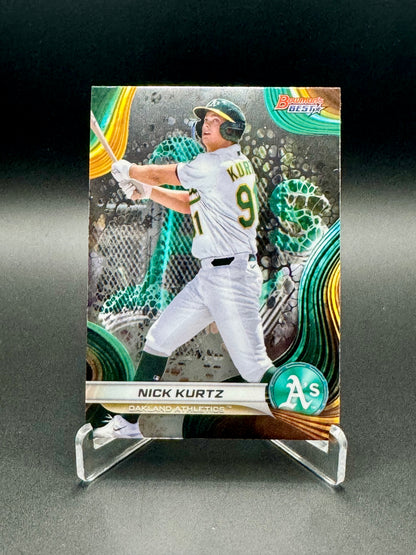 2024 Bowman's Best Baseball Nick Kurtz #TP-14 Top Performers Raw