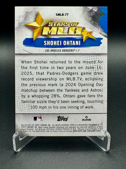 2025 Topps Baseball Shohei Ohtani #SMLB-77 Stars of MLB Raw