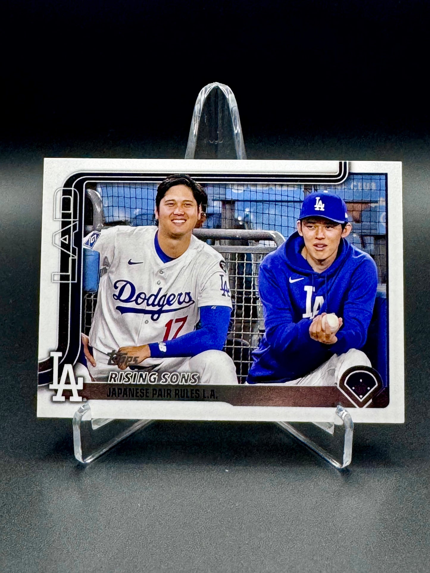 2025 Topps Update Series Baseball Shohei Ohtani Roki Sasaki #US269 Veteran Combos Rising Sons Raw