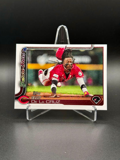 2025 Topps Series One Baseball Elly De La Cruz #150 Future Stars Raw