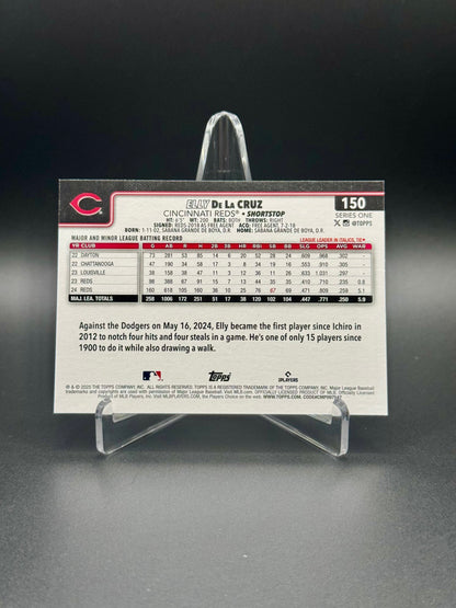 2025 Topps Series One Baseball Elly De La Cruz #150 Future Stars Raw