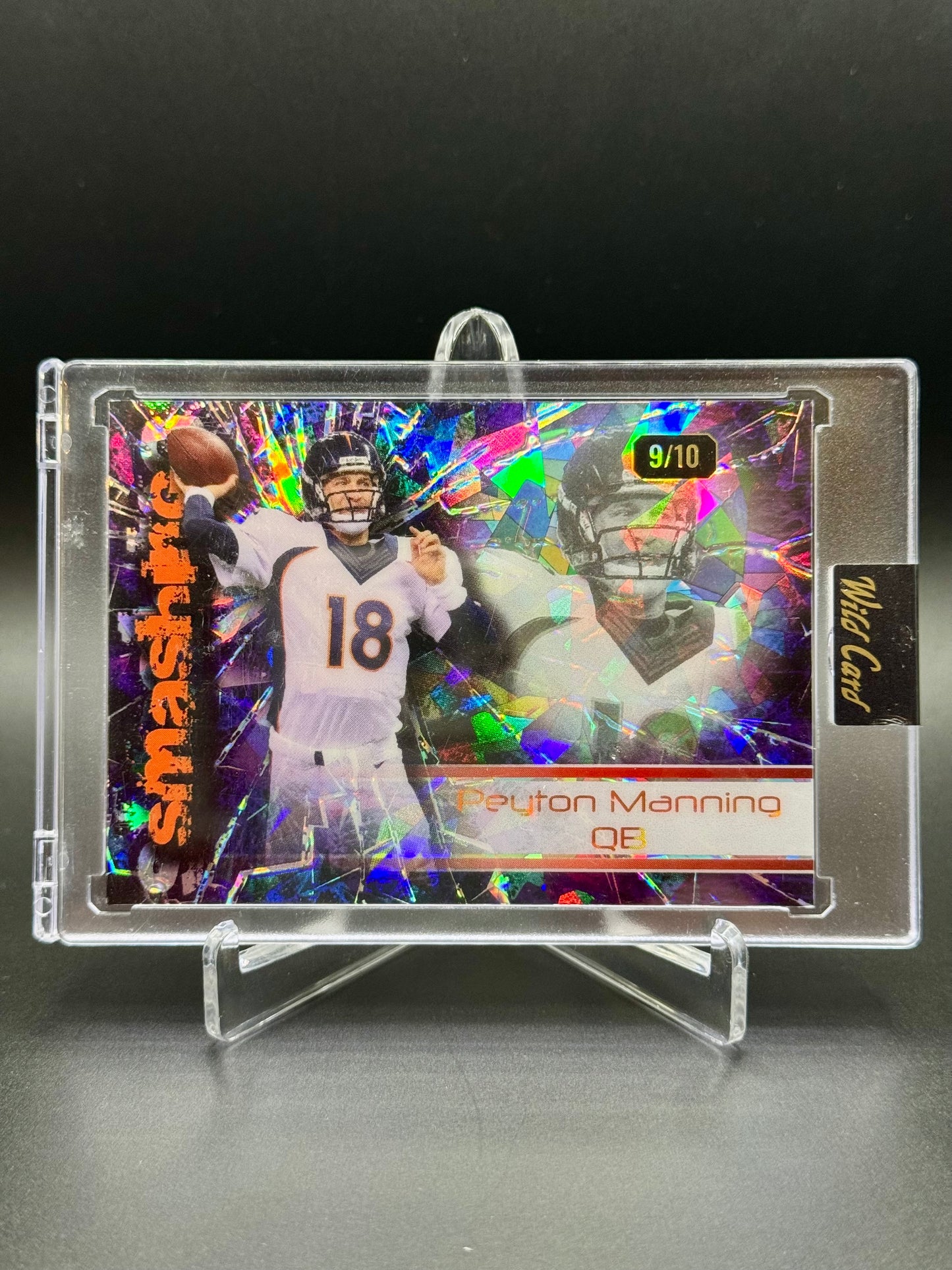 2024 Wild Card Alumination Football Peyton Manning #AS-PM Smashing /10 Raw Encased