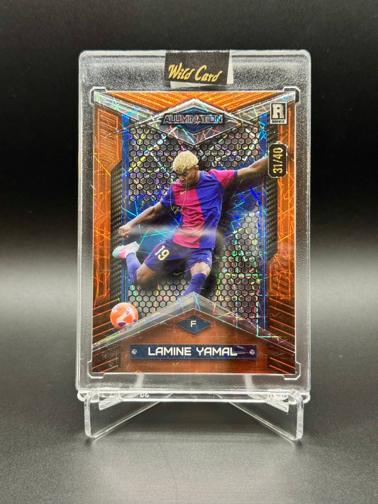 2024 Wild Card Alumination Lamine Yamal RC #ABC-LY2 /40 Raw Encased