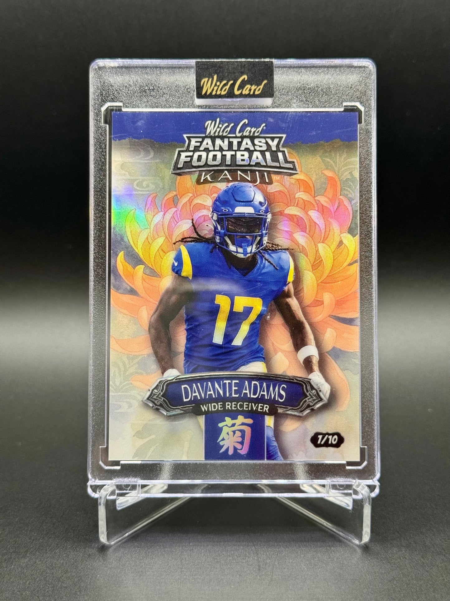 2026 Wild Card Fantasy Football Davante Adams #FMKFOR1-DA Kanji /10 Raw Encased