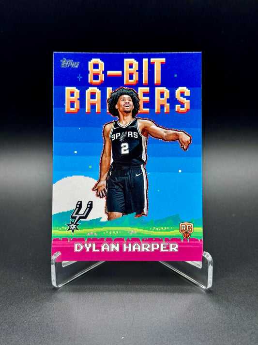 2025 Topps Dylan Harper RC #8B-32 8-Bit Ballers Raw
