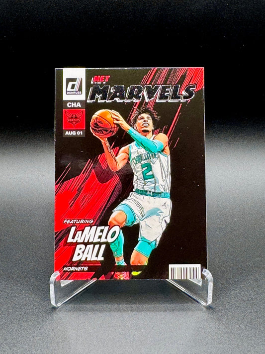 2022-23 Panini Donruss Basketball LaMelo Ball #7 Net Marvels Raw