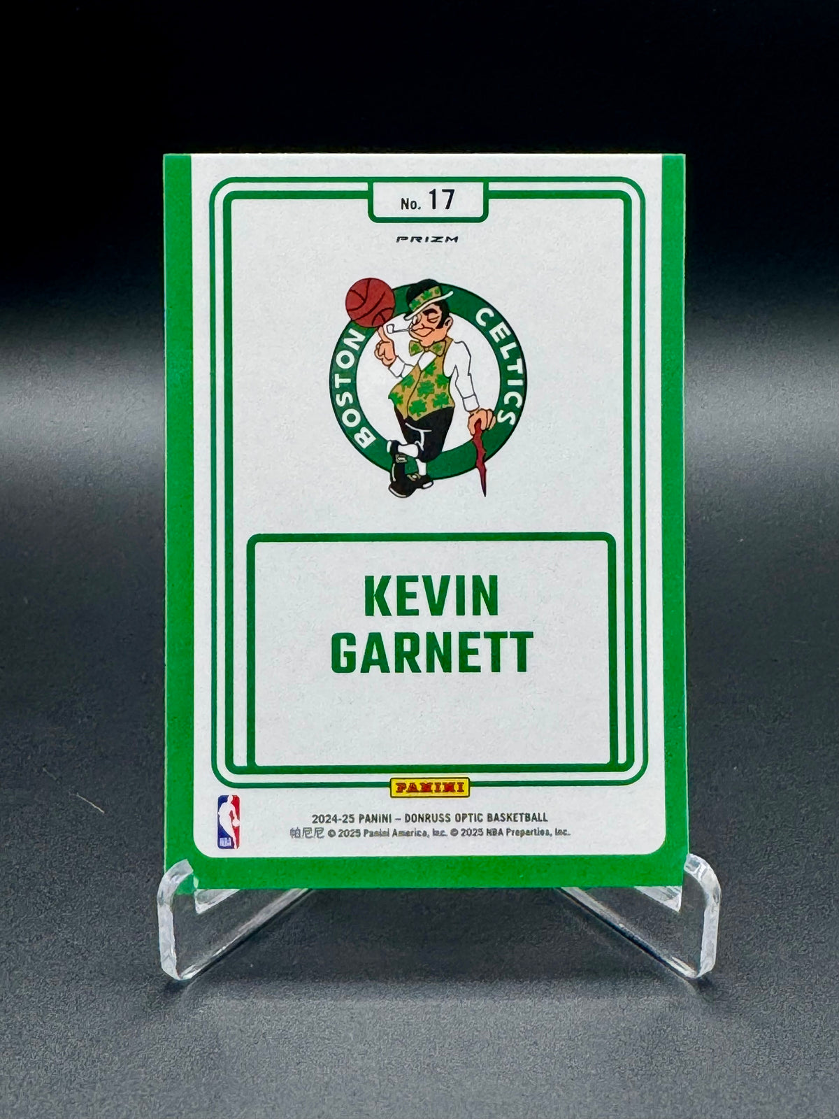 2024-25 Panini Donruss Optic Kevin Garnett #17 Winner Stays Holo Raw