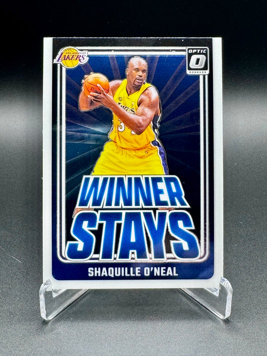 2024-25 Panini Donruss Optic Shaquille O'Neal #11 Winner Stays Raw