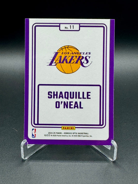 2024-25 Panini Donruss Optic Shaquille O'Neal #11 Winner Stays Raw