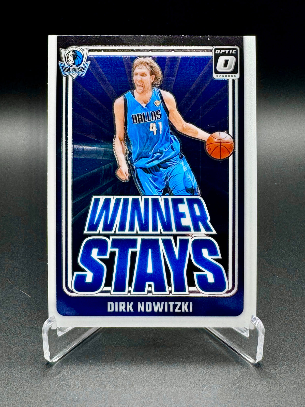 2024-25 Panini Donruss Optic Dirk Nowitzki #13 Winner Stays Raw