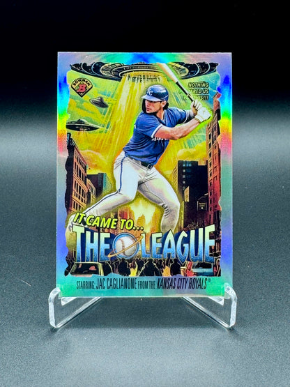2025 Topps Bowman Chrome Jac Caglianone #IT-4 It Came To The League Raw