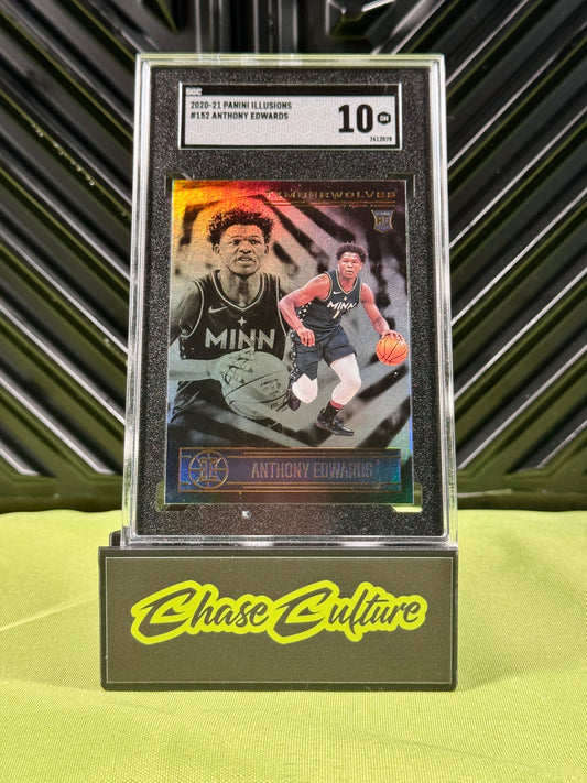 2020-21 Panini Illusions Anthony Edwards RC #152 SGC 10