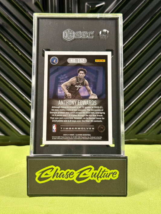 2020-21 Panini Illusions Anthony Edwards RC #152 SGC 10