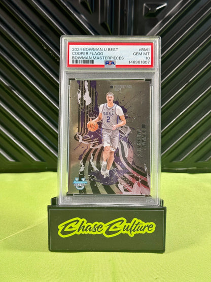 2024 Bowman U Best Cooper Flagg #BM1 Bowman Masterpieces PSA 10