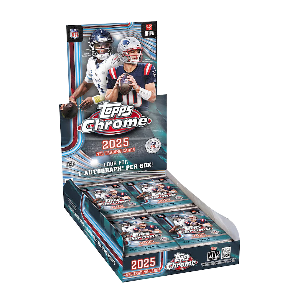 2025 Topps Chrome Football - Hobby Box