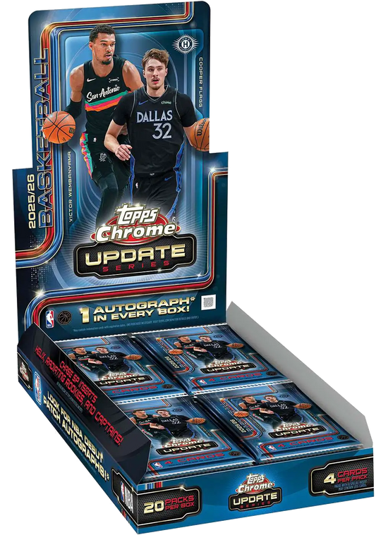 2025-26 Topps Chrome Update Series Basketball - Hobby Box