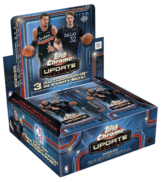 2025-26 Topps Chrome Update Series Basketball - Hobby Jumbo Box